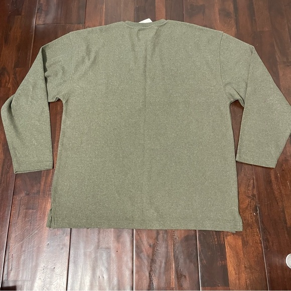 NWT Vintage Big Dogs Vneck Sweater Men’s Size 2X Green Stripes - Picture 8 of 8